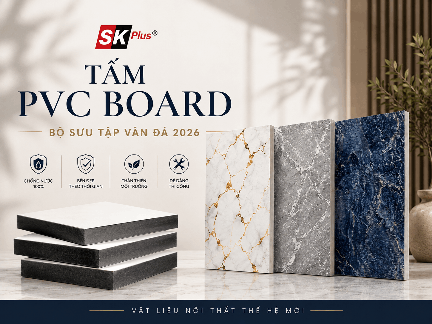 Tấm PVC Board: Bảng Giá Mẫu Vân Đá 2026