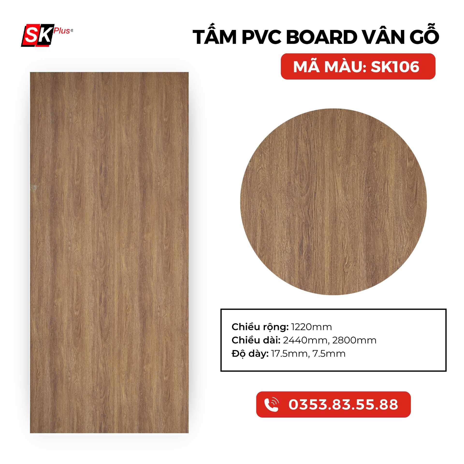 TẤM PVC BOARD CAO CẤP - MÃ SK332
