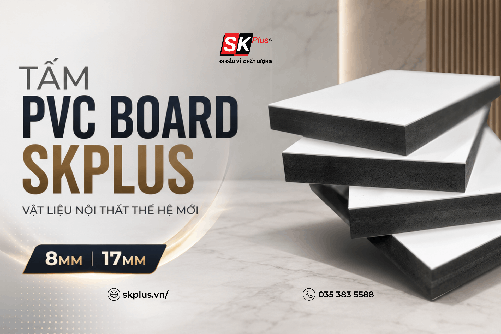Tấm PVC Board: Ứng dụng 8mm và 17mm chi tiết nhất