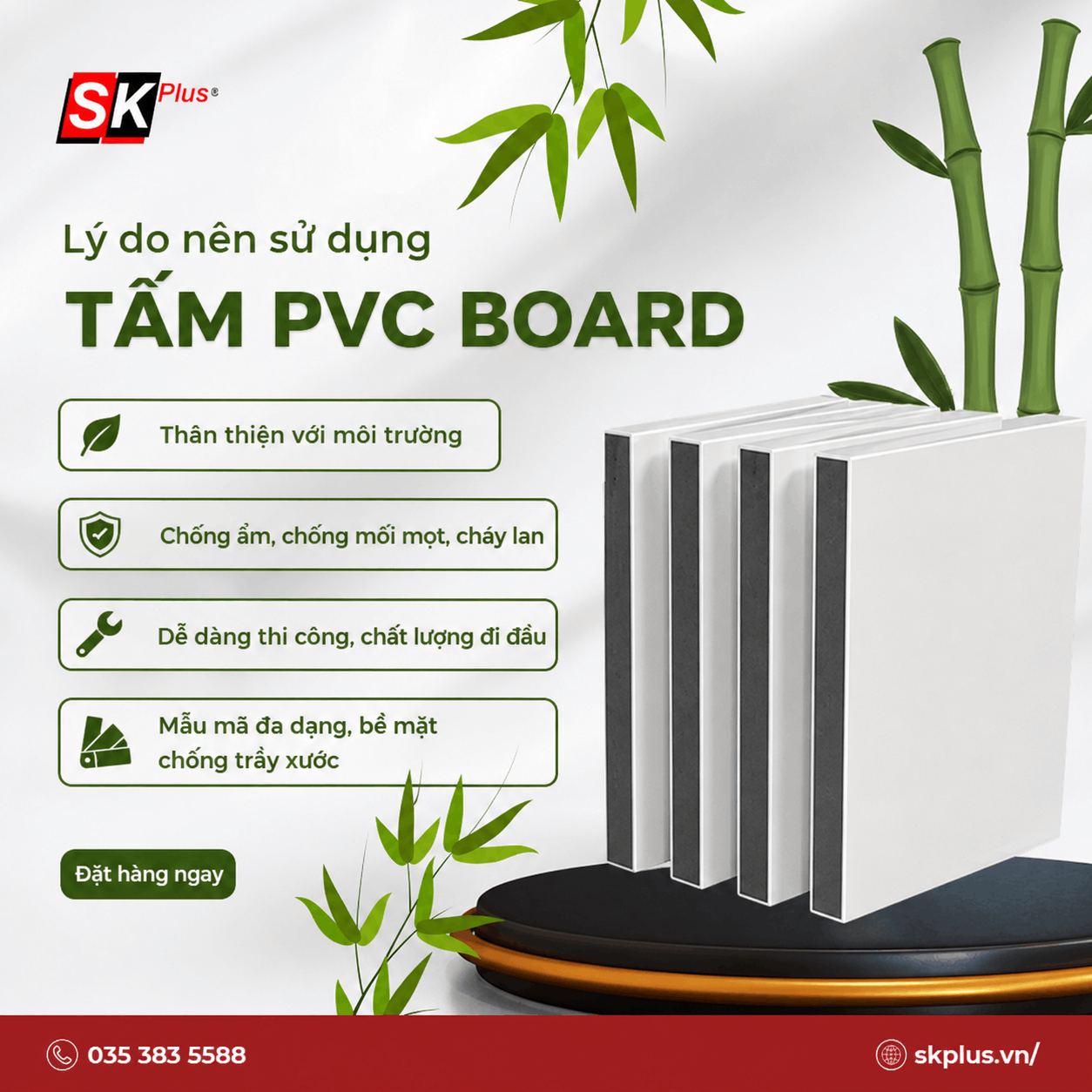 THUMBNAIL TẤM PVC BOARD/ TẤM THAN TRE - LÝ DO LỰA CHỌN VÀ SỬ DỤNG