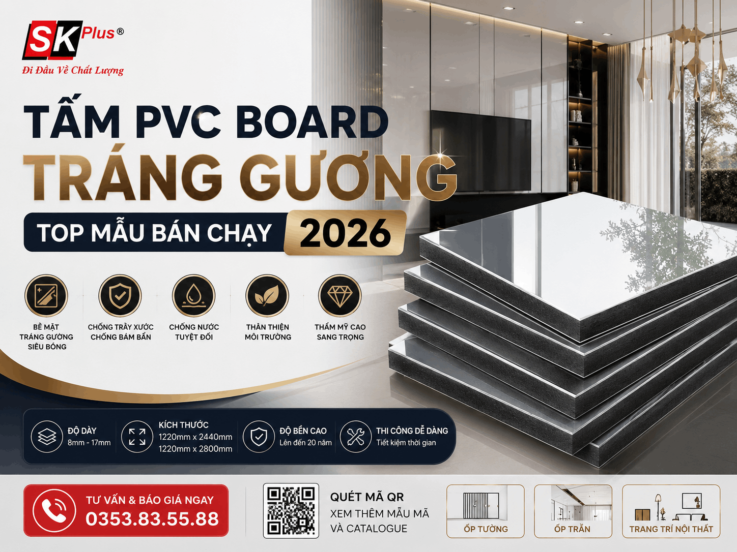 Tấm Than Tre Tráng Gương - Top Mẫu SK PLUS Bán Chạy 2026