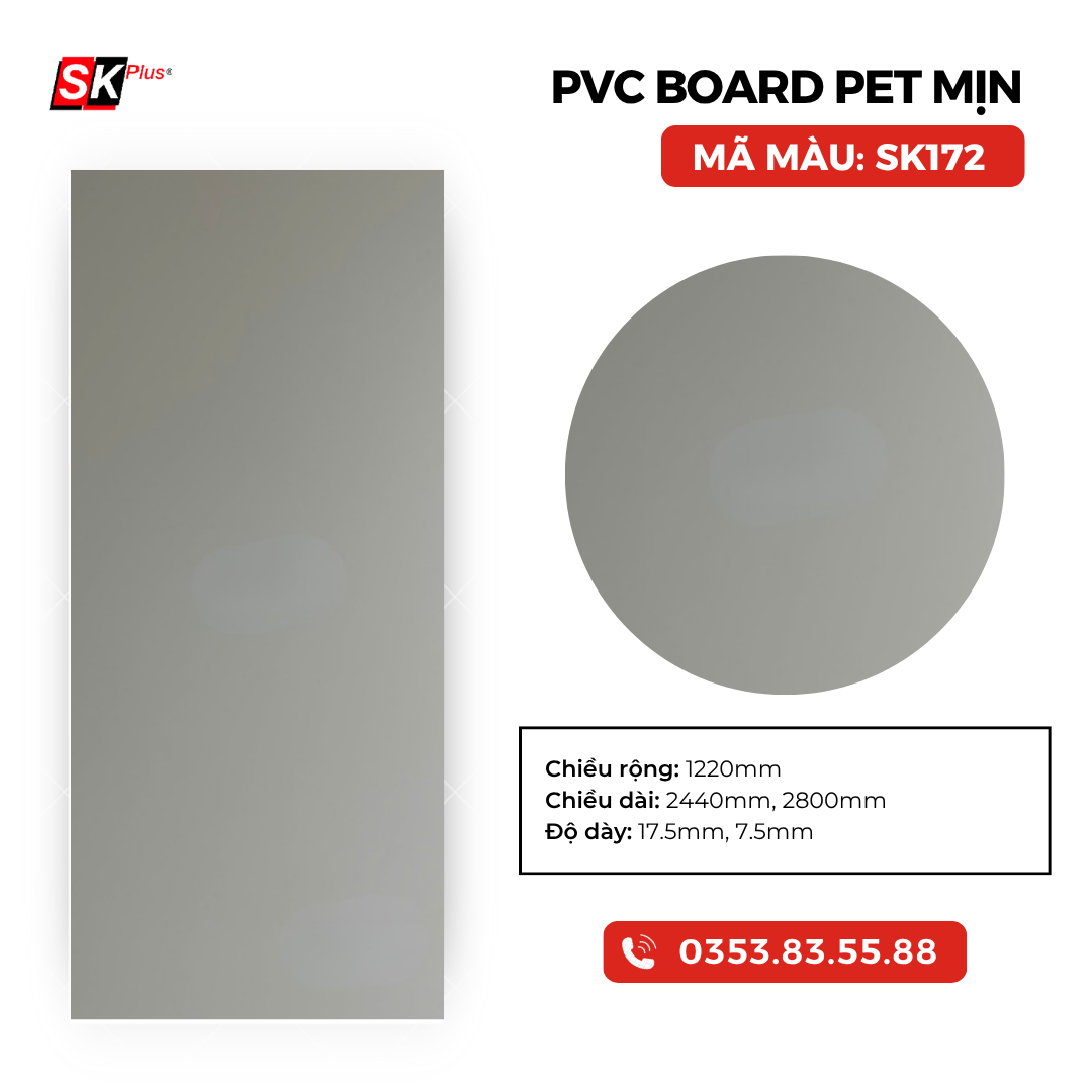 PVC BOARD PET MỊN SK172