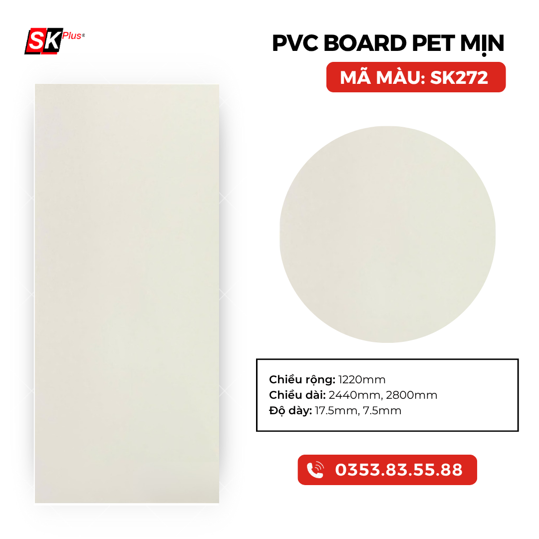 PVC BOARD PET MỊN SK272