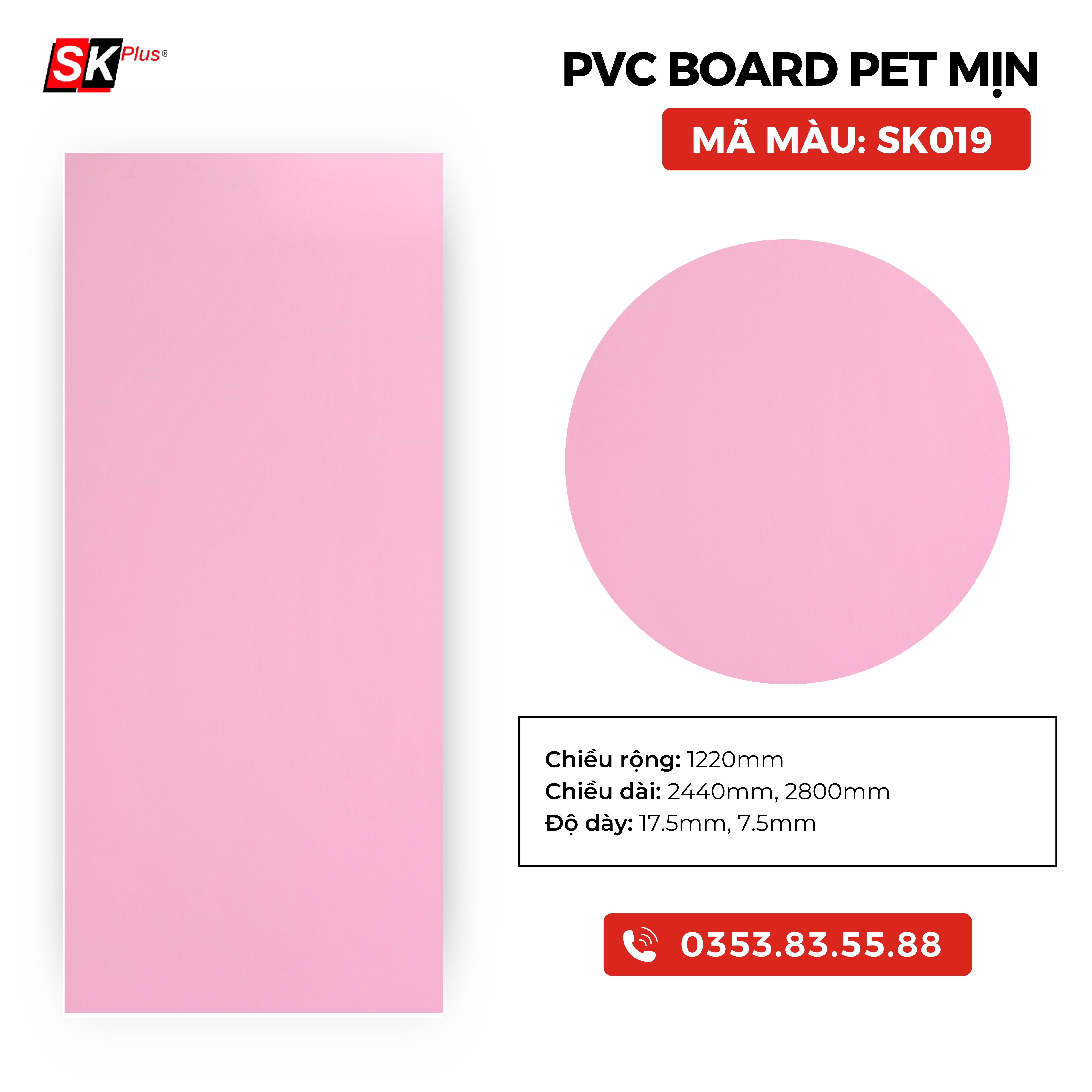 PVC BOARD PET MỊN SK019