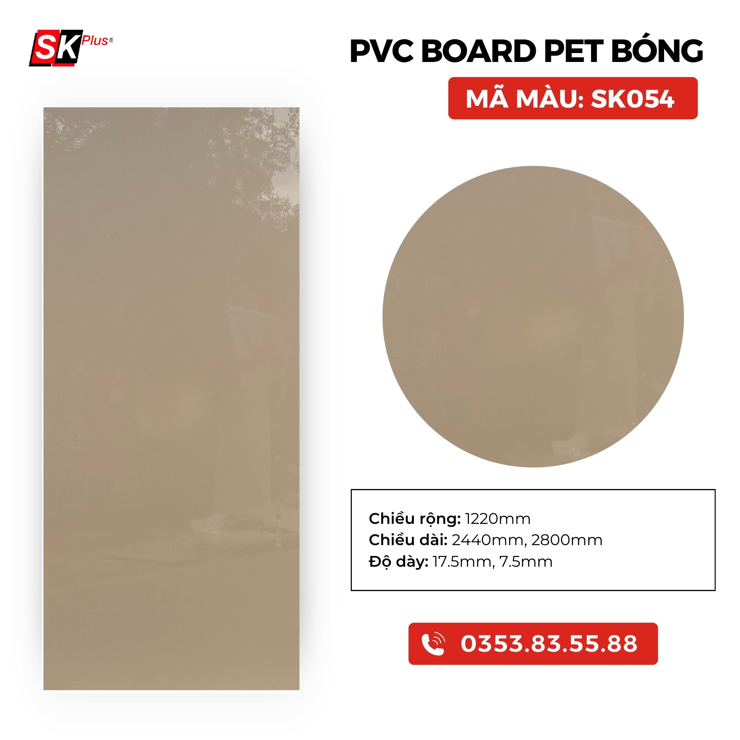 PVC BOARD PET BÓNG SK054