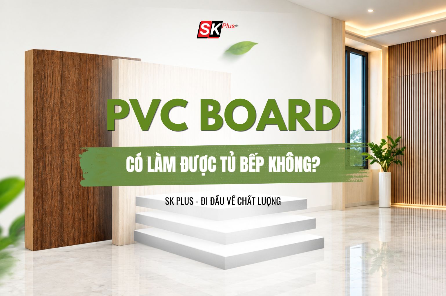THUMBNAILPVC Board có làm tủ bếp được không?