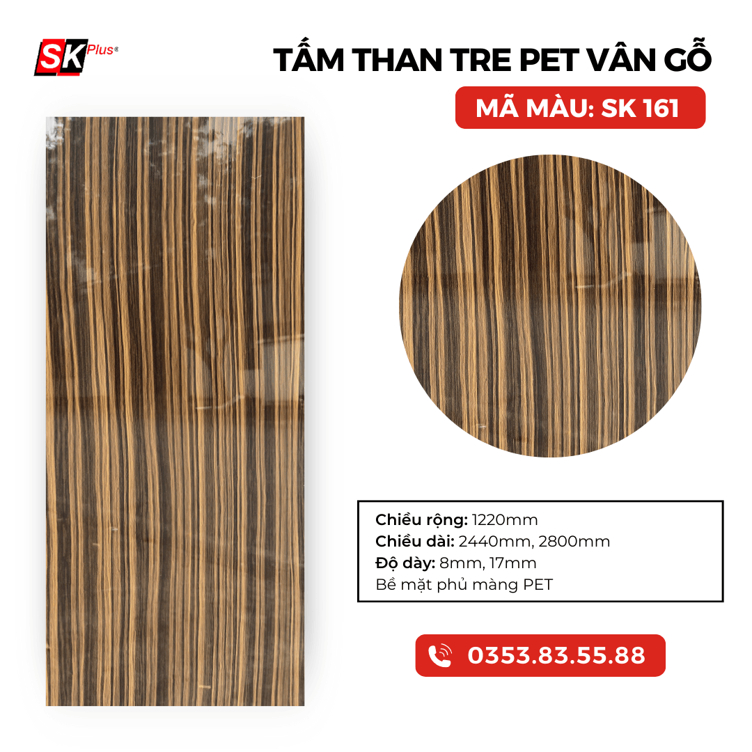 TẤM THAN TRE 17mm SK161