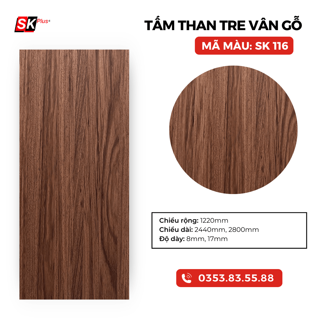 TẤM THAN TRE 17mm SK116