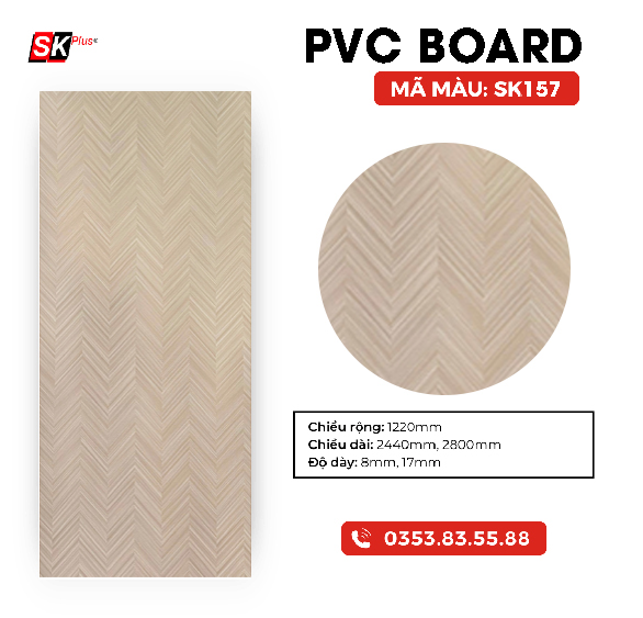 TẤM PVC CAO CẤP - MÃ SK157