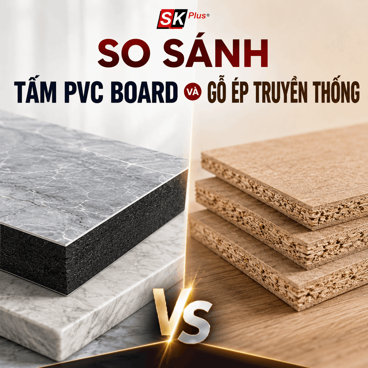 So sánh tấm ốp than tre và gỗ ép truyền thống
