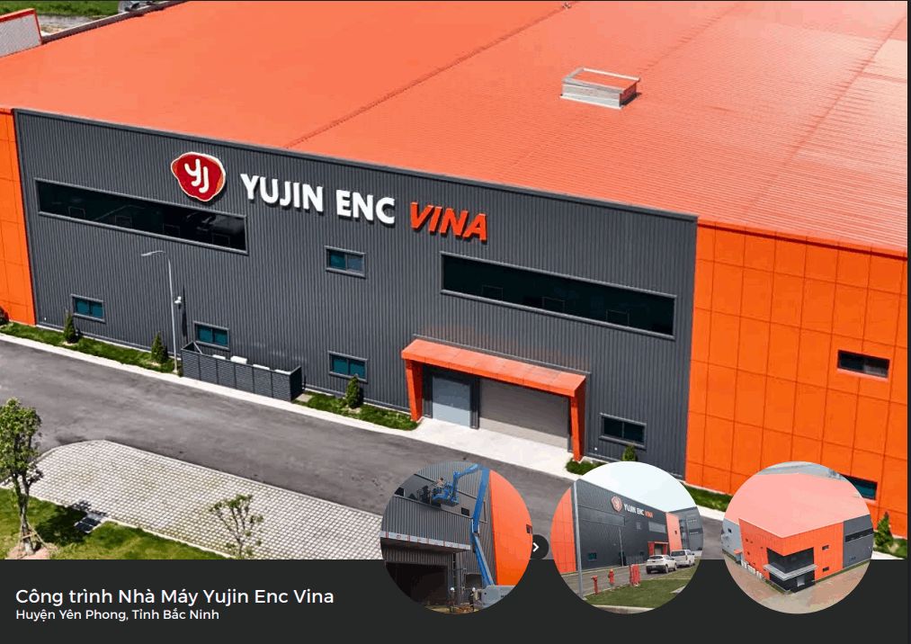 Tấm Alu Ngoại Thất Cùng Nhà Máy Yujin ENC Vina | Công Trình SKPLUS