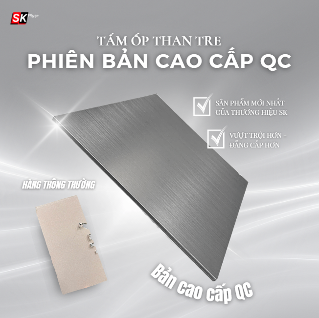 THUMBNAILTấm ốp than tre phiên bản cao cấp QC | SKPLUS